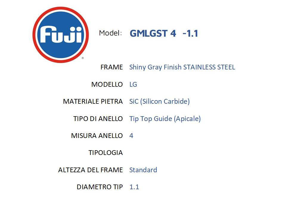 Immagine di Fuji LG series SiC/Stainless Steel Tip Top Guides