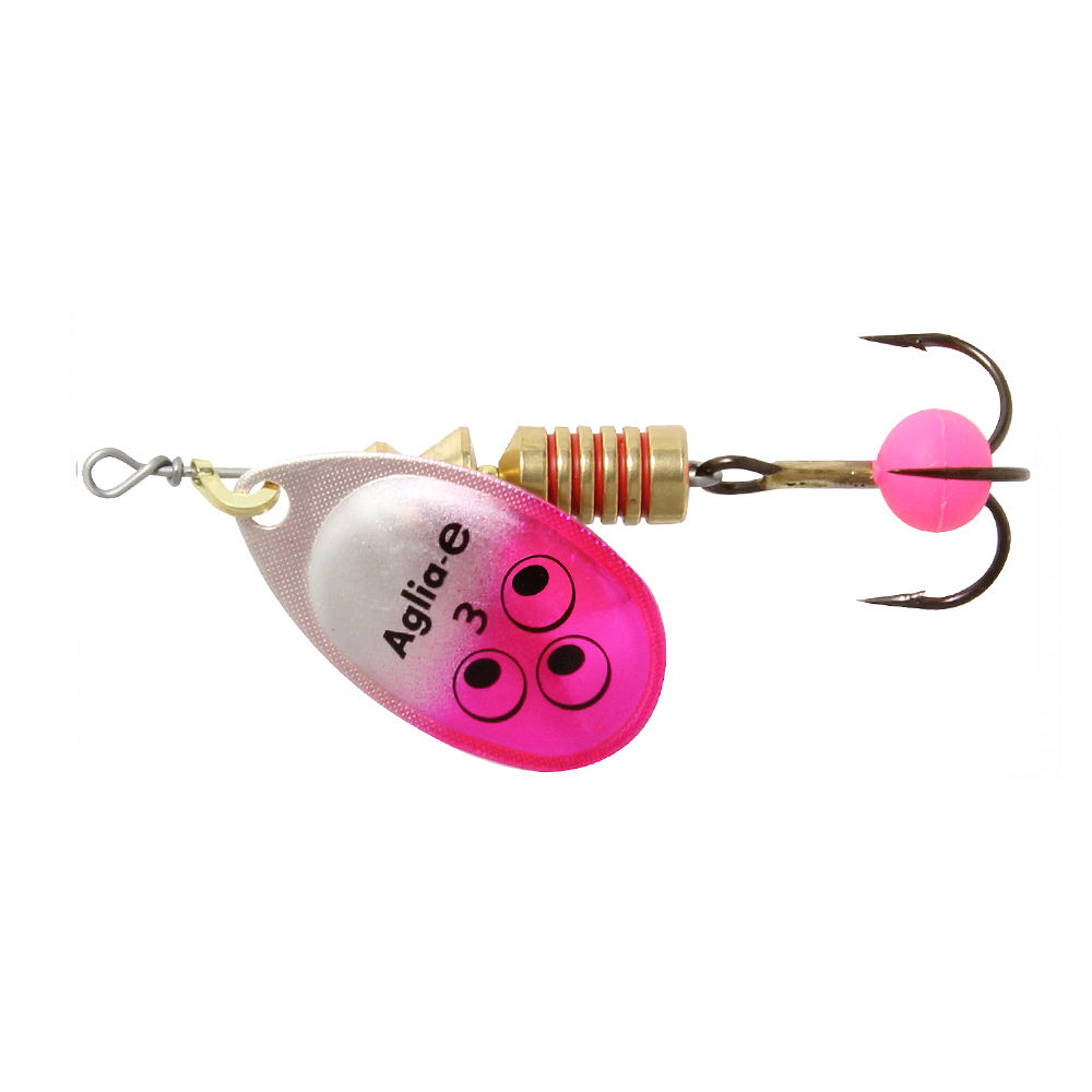Buy Mepps Aglia Fluoro Rose Pink Spinner Lure No.2 Treble Hook