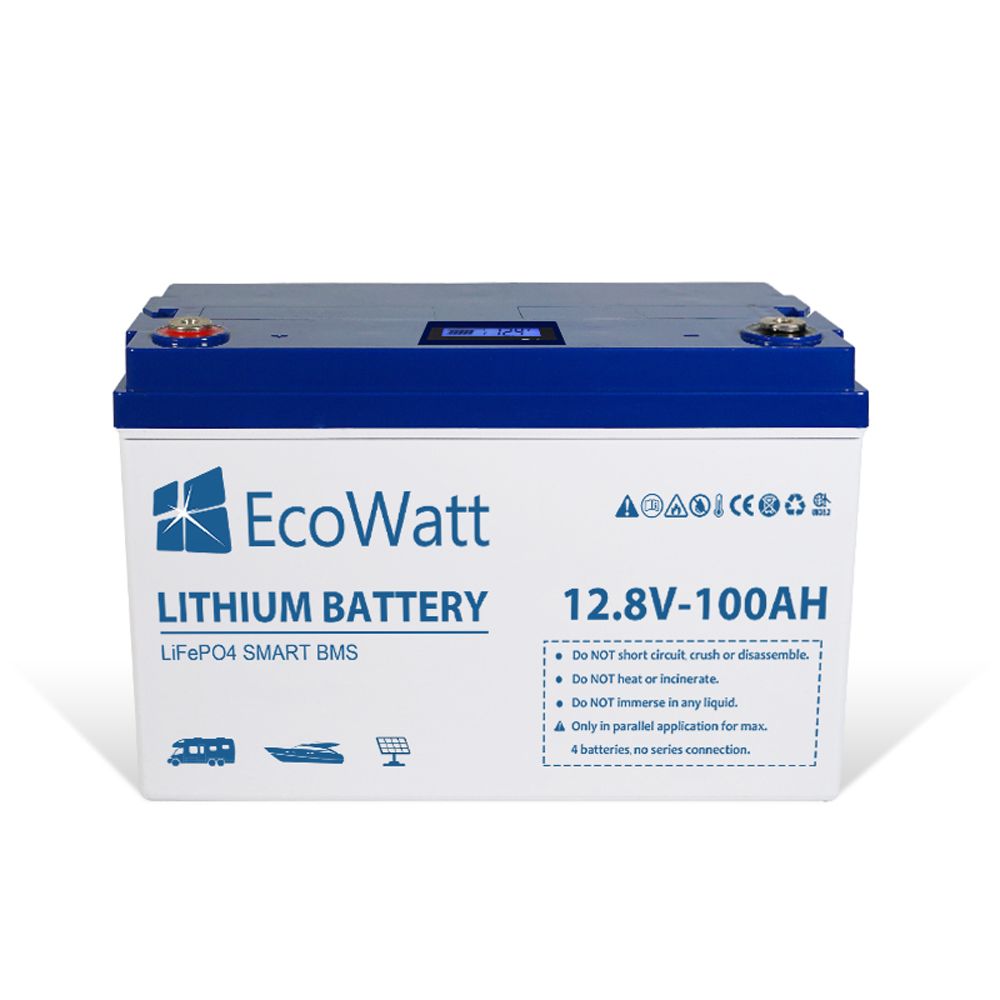 Immagine di Ecowatt Batteria al litio LiFEPO4 Smart BMS