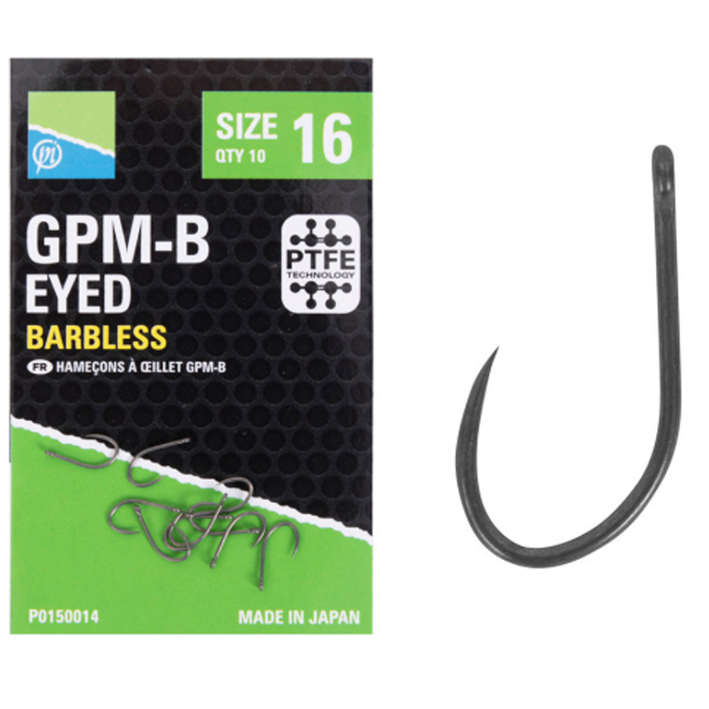 Preston Innovations Gpm B Eyed Barbless - Negozio Di Pesca Online Bass ...