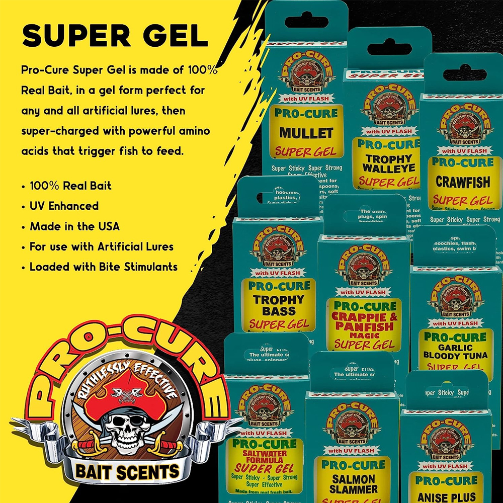 pro cure bait scents super gel - Negozio di pesca online Bass Store Italy