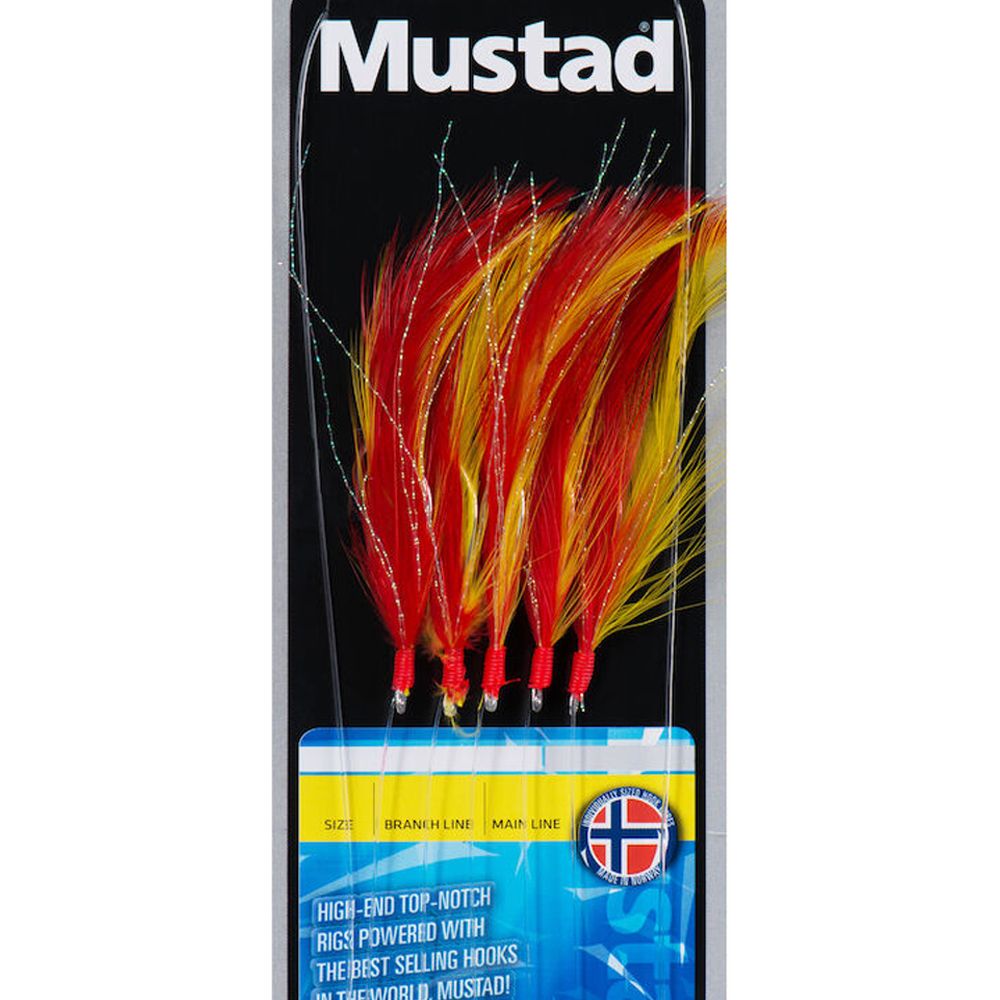 Immagine di Mustad Red/Yellow Feather Trace