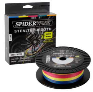 Spider Wire Stealth Smooth x8 Braid Multicolor