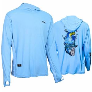 BKK FISHING HOOKS Long Sleeve Performance Shirt Brand Value GT