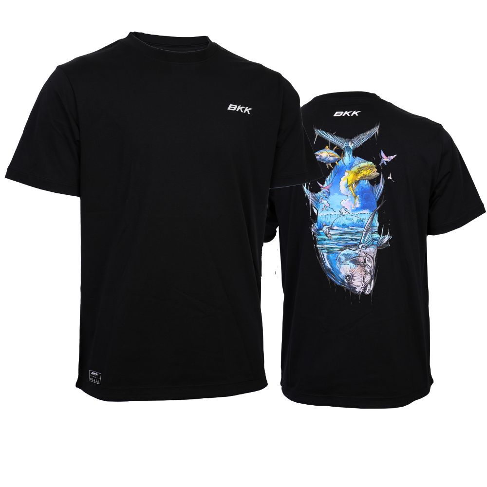 Immagine di BKK FISHING HOOKS Short Sleeve Casual Shirt Brand Values GT