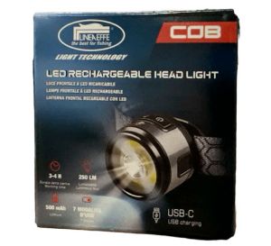 Picture of Lineaeffe Cob Led Red Rechargeable Head Light